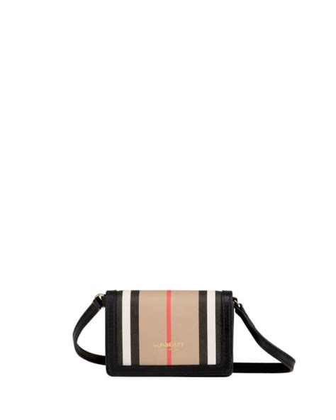 Burberry Jessie Icon Stripe Wallet Bag 